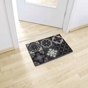 Evideco French Home Goods Sheltered Printed Front Door Mat Coir Coco Fibers Rug 24x16 - 1 of 4