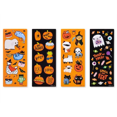 140ct Halloween Characters Sticker Pack