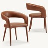 Set of 2 Dining Chair with Metal Legs for Dining Room, Living Room, or Home Office -Morden Fort - 2 of 4