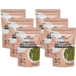 Planet Superfood Organic Hemp Seed Protein Powder - Case of 6/9.9 oz - 1 of 3