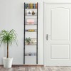 Costway Over The Door Pantry Organizer Wall Mounted Spice Rack w/ 6 Adjustable Shelves - 2 of 4