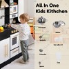 Kinder King Wooden Kids Play Kitchen, Toy Kitchen Playset for Toddler, Realistic Kitchen Sets w/Lights & Sounds, Gift for Boys Girls Age 3+ - 3 of 4