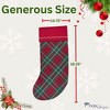 Patricia Heaton Home Holiday Tartan Plaid Stocking Set of 2 - 2 of 4