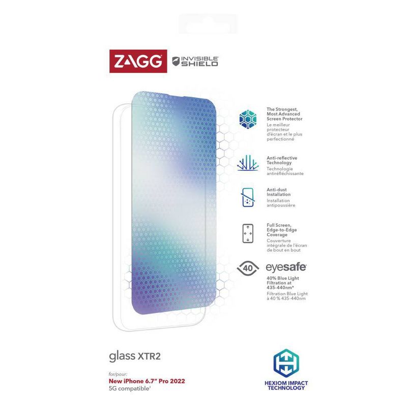 ZAGG Apple iPhone 14 Pro Max InvisibleShield Glass XTR AM Screen Protector, 3 of 7