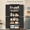 USIKEY 67"H Tall Storage Cabinet with 4 Doors, Farmhouse Accent Cabinet with Adjustable Shelves, for Bedroom, Living Room, Kicthen - 3 of 4