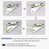 Unique Bargains Aluminum Rope Tensioner Tent Cord Adjuster for Outdoor Camping Hiking - 4 of 4