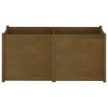 vidaXL Garden Planter Honey brown Solid pinewood 59.1 x 19.7 x 27.6 in - 3 of 4