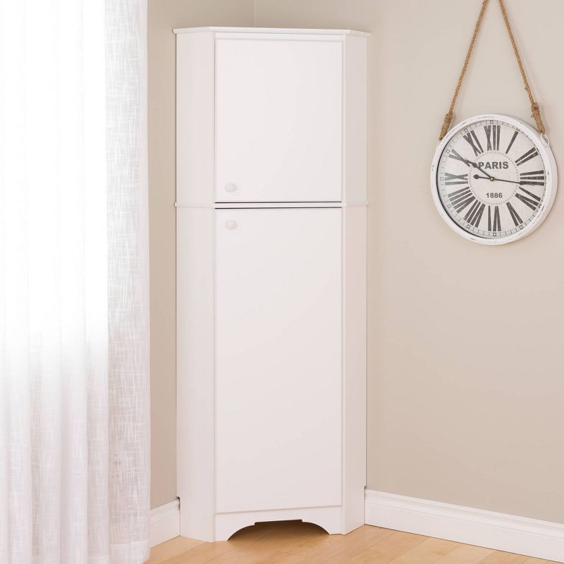 Elite Tall 2 Door Corner Storage Cabinet - Prepac, 5 of 10