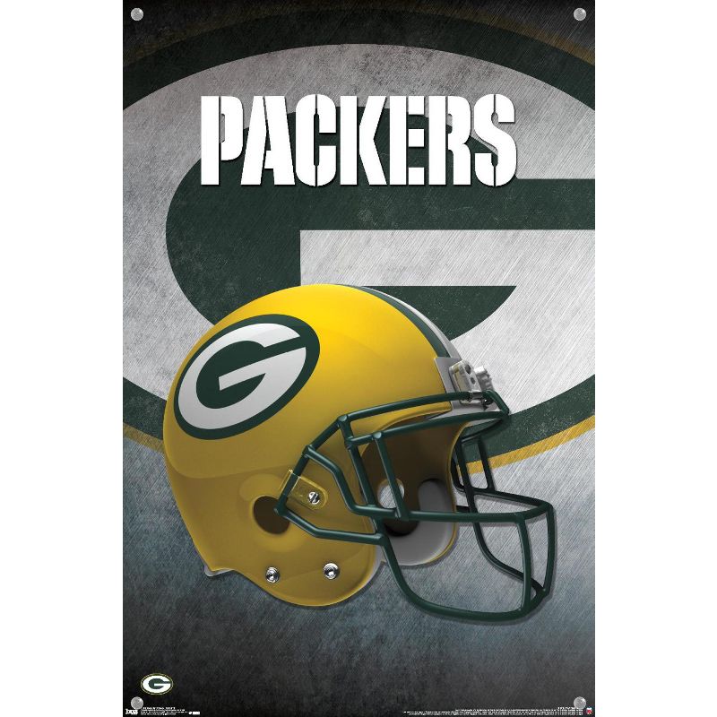 Trends International NFL Green Bay Packers - Helmet 16 Unframed Wall Poster Prints, 4 of 7