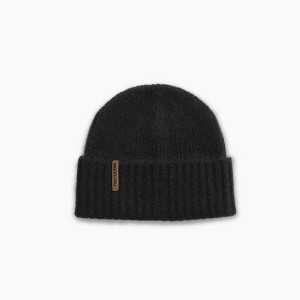 Turtle Fur Wool Polly Cuffed Beanie - Women's Stylish Classic Quality Winter Hat, Black - 1 of 2