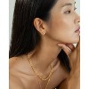Bearfruit Jewelry Sterling Silver 18k Gold Plated Dawn Cultured Pearl Stud Earrings - 3 of 4