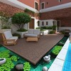 KTMBDW Plastic Interlocking Deck Tiles, 44 Pack , 12"x12" Waterproof Outdoor Flooring All Weather Use, Patio Floor Decking Tiles for Porch Backyard - 3 of 4