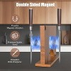 imarku Magnetic Knife Block 12 x 10 Inches, Acacia Wood Magnetic Knife Holder Rack for Kitchen Counter, Universal Knife Block with Knife Sharpener - 3 of 4