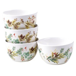 22oz 4pk Earthenware Christmas Story Ice Cream Bowls - Certified International - 1 of 3