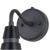 Vaxcel Buena Park 1 - Light Wall Light in  Black/Vintage Black/Matte White - 3 of 4