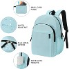 15.6"Travel Backpack Carry on, Water Resistant School Backpacks for Teens, College Back Pack Bookbag for Boys Girls, Work Backpacks for Women - 3 of 4