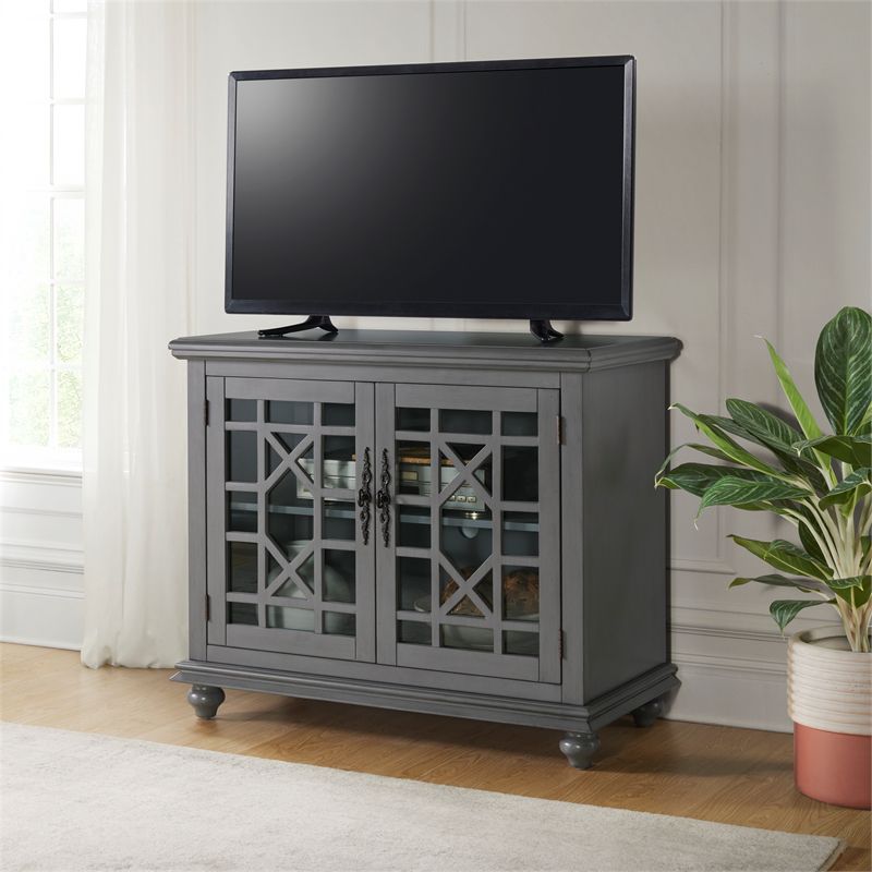 Martin Svensson Home Elegant Small Spaces TV Stand Gray, 1 of 9