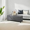 Storage Ottoman Bench, Storage Bench, Fabric Entryway Bedroom Bench, Loads 330 lb for Bedroom Living Room - 4 of 4