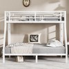 Bellemave Twin over Full Metal Bunk Bed for Teens & Adults, Space-Saving, Noise-Free, Under-Bed Storage, Safe Guardrails, Easy Assembly, White - 4 of 4
