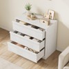 GustoWave 3/4 Drawer Dresser for Bedroom, Nightstand 3 Chest of Drawers with Large Storage, Small Modern Dresser Organizer Bedside Table - 3 of 4