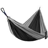 Monoprice Camp Hammock with built in Carrying Case, Large Size (118''L X 78''W) 1 or 2 Persons 500 Lbs Capacity, Anti-Tearing, Dirt Resistant