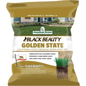 Jonathan Green Black Beauty Golden State California Cool Season Grass Seed, 1 lb - 1 of 4