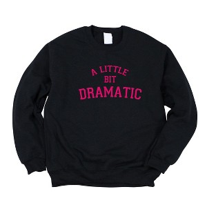 Simply Sage Market Women's Graphic Sweatshirt Little Bit Dramatic Arch - 1 of 3