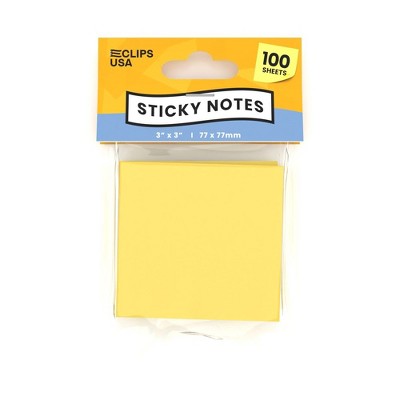 07902: Yellow Sticky Notes, 100 Sheets (60 Packs)