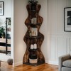 Hommoo 68.9" Tall 5-Tier Corner Bookshelf - 2 of 4