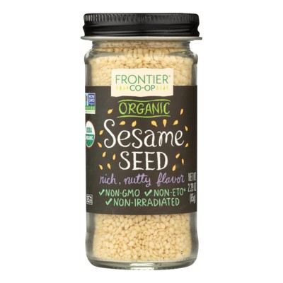 Frontier Co-Op Sesame Seeds Organic Whole Hulled - 2.32 oz