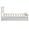 CAVINAS Twin Size Simple Wood Platform Bed Frame with Storage Drawers/Trundle,No Box Spring Needed - 4 of 4