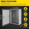 COZONY NEMA 4X Waterproof Steel Electrical Box, IP66 Dustproof, Outdoor/Indoor Electrical Junction Box, Lockable Junction Box - 3 of 4