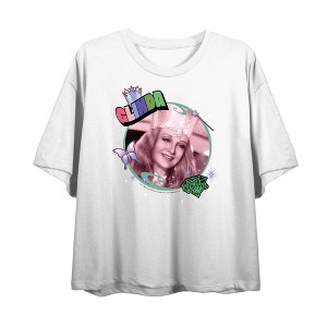 Wizard Of Oz Glinda
 Women's Crew Neck Short Sleeve Crop Tee - 1 of 2