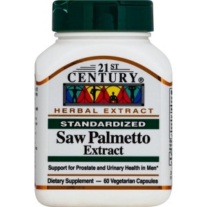 21st Century Saw Palmetto Extract Veg Capsules, 60 Count - 1 of 1