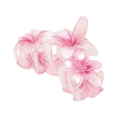 Unique Bargains Women's Classic Flowered Hair Clips 3.54"x2.17"x2.09" 1 Pc