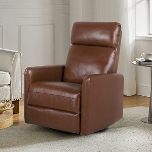 Artful Living Design V√≠ctor Swivel Recliner-Brown - 1 of 4