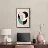 Art Remedy Cubist Style Jade Ring Contemporary Shapes Abstract Wall Art Framed - 2 of 4