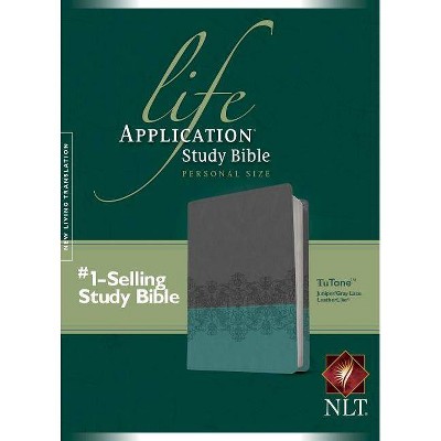 Life Application Study Bible-NLT-Personal Size - (Leather Bound)