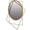 Uniquewise Decorative Shaped Metal Frame Wall Mounted Modern Mirrors For Home Office And For Any Wall for Your Living Room, Bedroom, Vanity, Entryway - 4 of 4