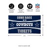 Evergreen Come Back with Tickets Dallas Cowboys 28" x 16" Woven PVC Indoor Outdoor Doormat - 2 of 4