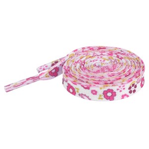 INSPIRE CHIC Colorful Floral Printed Flat Shoelaces for Casual 1 Pair - 1 of 4
