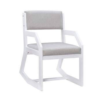 Robin Modern Upholstered Rocking Chair White - Linon
