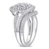 EVERLY JEWELRY | Sterling Silver 1/4 CT TW Diamond Vintage Bridal Set - 2 of 4