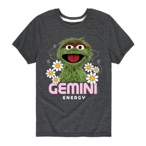 Boys' - Sesame Street - Oscar Gemini Energy Short Sleeve Graphic T-Shirt - 1 of 4