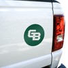 University of Wisconsin  Green Bay Primary Logo Automotive Car Window Locker Circle Bumper Sticker - 4 of 4