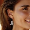 Ross-Simons Sterling Silver Cowboy Boot Drop Earrings - 2 of 3