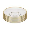 Classic Touch Set of 6 Glass plates with Gold Rim - 2 of 3