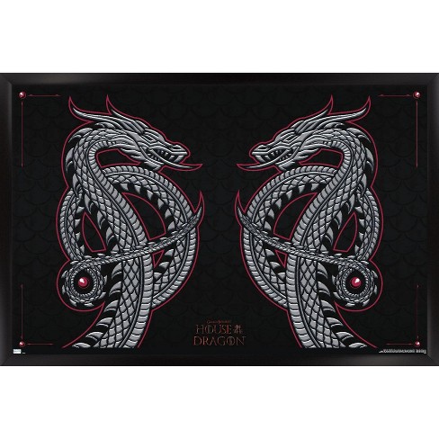 Trends International House Of The Dragon - Dragon Framed Wall