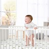 Sweet Jojo Designs Gender Neutral Baby Fitted Crib Sheet Boho Sun White and Green - 2 of 4