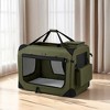 36-Inch Soft Dog Crate, Collapsible Portable for Indoor Outdoor Use - Secure Kennel with Zippers for Home, Car, Travel Camping - 2 of 4